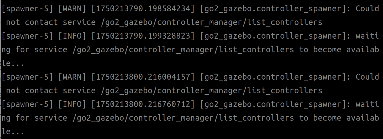 连接不上服务/controller_manager/list_controllers | 鱼香ROS