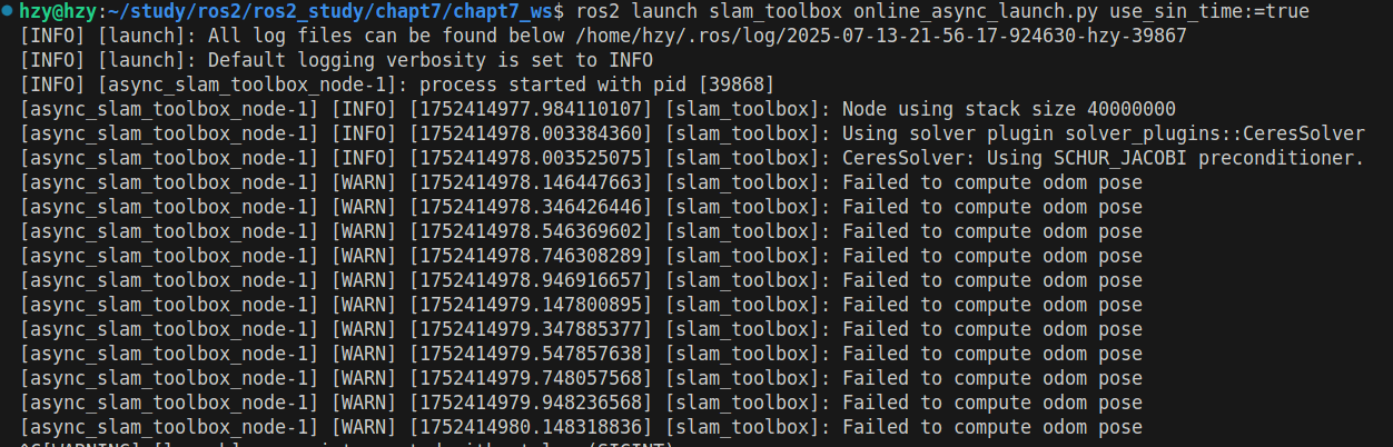 RViz中Map Status:Warn Message No map received | 鱼香ROS